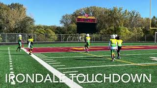 Frogtown vs Irondale 78th grade football [upl. by Neelon]