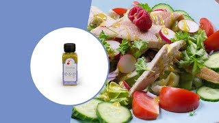 Vissalade met Mosterd Dille Dressing  Koolhydraatarm Recept  Protiplan [upl. by Cesya]