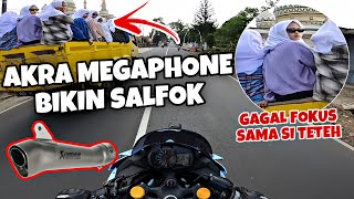 SAMPE DITERIAKIN CEWEK2‼️GASPOL ZX25R AKRAPOVIC MEGAPHONE [upl. by Lamraj]