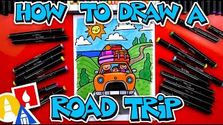 How To Draw A Family Road Trip [upl. by Maretz]