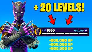 NEW BEST Fortnite SEASON 4 CHAPTER 5 AFK XP GLITCH In Chapter 5 800000 XP [upl. by Ahar5]