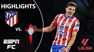 LASTMINUTE WIN 🔥 Atletico Madrid vs Celta Vigo  LALIGA Highlights  ESPN FC [upl. by Bernj]