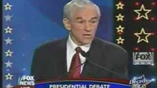 20080110  Ron Paul Fox Debate Phenomenal Reply Censored by [upl. by Ssitnerp892]