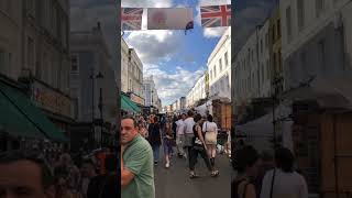 Portobello Road Market ✨✨✨portobelloroadmarket explorelondon timeoutlondon walksandvisits [upl. by Assilat]