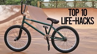 10 BMX Life Hacks that will Change Your LIFE [upl. by Dnalyag197]