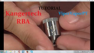 How to Wick and Coil New RBA Subtank Mini for beginners [upl. by Abbottson]