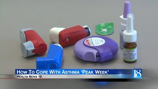 Health News 18 How To Cope With Asthma Peak Week [upl. by Sansone429]