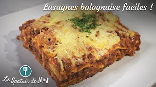 Recette de LASAGNES BOLOGNAISE faciles et délicieuses [upl. by Calondra583]