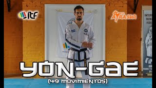 FORMA TUL YON GAE  Cinto Negro 4º Dan TaeKwonDo ITF ESC ATRA SUR [upl. by Koller]