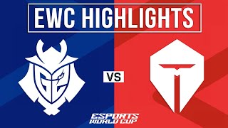 G2 vs TES Highlights ALL GAMES  EWC 2024 Semifinals  G2 Esports vs TOP Esports [upl. by Cormack580]