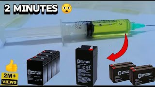 how to make Repair Dead Liion Battery With Syringe  Lithium Ion Battery Repair💯😍 [upl. by Elrebmik]