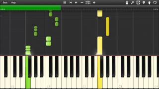 Troll Song  MEME SONG PianoSynthesia [upl. by Nilat]