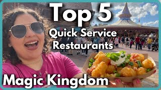 Ranking the Top 5 Quick Service Restaurants at Magic Kingdom  Walt Disney World [upl. by Ainavi]