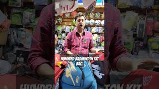 Hundred badminton kit bag badminton racket badmintonkitbag [upl. by Kragh450]