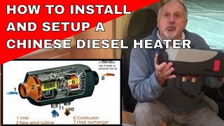 How To Install A CHINESE DIESEL AIR HEATER Ebay 5KW parking heater fitting guide Full instructions [upl. by Yerd87]