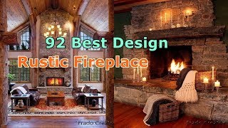 92 Best Rustic Fireplace  Design And Ideas [upl. by Aleet647]