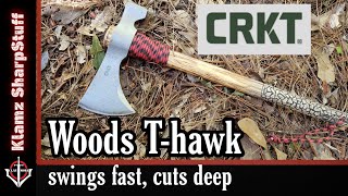 CRKT Woods Tomahawk robust fast and cuts deep [upl. by December523]