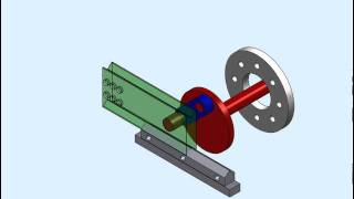 movimiento excentrica solidwork [upl. by Assirak]