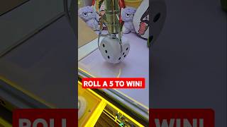 Roll a 5 To Win ANY Prize in This Claw Machine [upl. by Ainimre620]