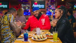 Angelo Dawkins interrupts Bianca Belair amp Montez Ford’s date night at Applebee’s [upl. by Belak773]