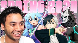 I Watched EVERY Anime In Spring 2024 [upl. by Gardas]