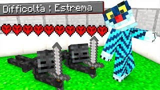 SIAMO QUASI MORTI SU MINECRAFT A DIFFICOLTÀ ESTREMA [upl. by Enelime]