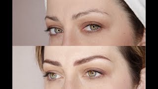 Sopracciglia microblading video il nuovo tatuaggio sopracciglia cè ma non si vede [upl. by Harutek]