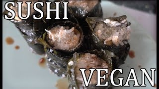 Roh veganes Sushi Rezept ketogen schnelle Zubereitung  ketogenic vegan [upl. by Schoening908]