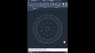 AutoCaD Practice  Circular Laminations autocadelectrical autocad core lamination [upl. by Sitoiyanap645]