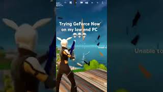 Day 1 on GeForce now fortnite fortniteclips [upl. by Hselin]