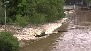 Hochwasser an Nahe amp Ellerbach in Bad Kreuznach 21052013 Nahe TV lokal [upl. by Lebbie67]