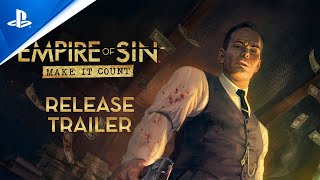 Empire of Sin  Make It Count Launch Trailer  PS4 [upl. by Caresa]