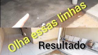 como colocar as linhas para assentar piso cerâmica e porcelanato com 3 frente sem dar problema [upl. by Annaeirb828]