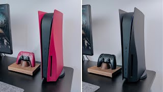 NEW PS5 Console Covers Midnight Black amp Cosmic Red [upl. by Norvun938]