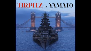 World of Warships Legends TIRPITZ vs YAMATO [upl. by Chong]