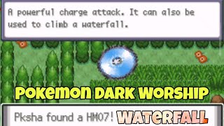 Pokemon Dark Worship HM07 Waterfall Location [upl. by Kahle]