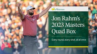 Jon Rahms 2023 Tournament Quad Box  The Masters [upl. by Natalee422]