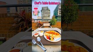 Chefs Table Gulshan 1  Best place for Outing One of the best rooftop restaurant [upl. by Cassie]