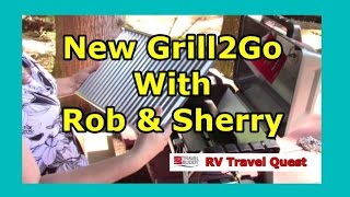 CharBroil TRUInfrared Portable Grill2Go Gas Grill X200 Review with RV Travel Quest [upl. by Tserof]