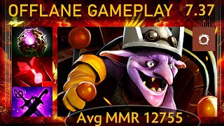 ⭐ 737 Ws Timbersaw KDA  39 KP  83 New patch Offlane Gameplay  Dota 2 Top MMR [upl. by Enaelem]