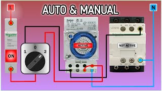 Manual and Automatic Timer Switch Simulation [upl. by Gabriello]