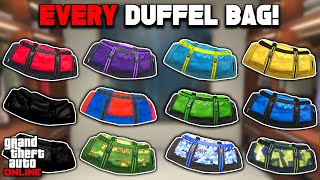 How To Get Every Duffel Bag In Gta 5 Online SOLO For All Consoles No BEFF [upl. by Adnirim]