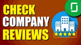 How To Check Company Reviews On Glassdoor Easy Method [upl. by Dreeda]