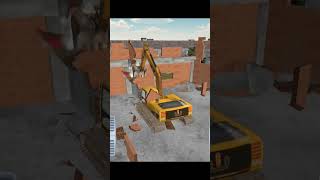 Excavator Simulator Building Demolition shorts [upl. by Inalaehon]