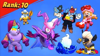 ALL 439 SKINS LOSING POSE in Brawl Stars [upl. by Nikos607]