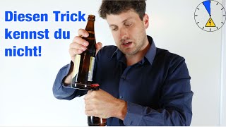 Lifehack Zwei Bierflaschen miteinander öffnen ohne weiteres Hilfsmittel Geht das [upl. by Crispin]