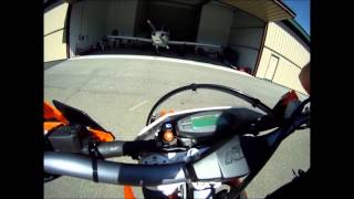 2013 KTM 350 EXCF REVIEW PART I [upl. by Adnylg119]