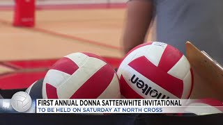 North Cross volleyball to host inaugural Donna Satterwhite Invitational [upl. by Gnal665]