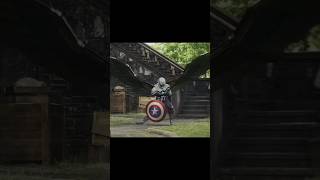 Falcon as Cap💪shorts youtubeshorts marvel deadpool3 avengers ironman captainamerica [upl. by Bentley]