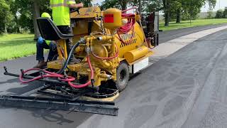 SealMaster Liquid Road SP575 Dual with Curbing box on Island Culdesac [upl. by Inus537]